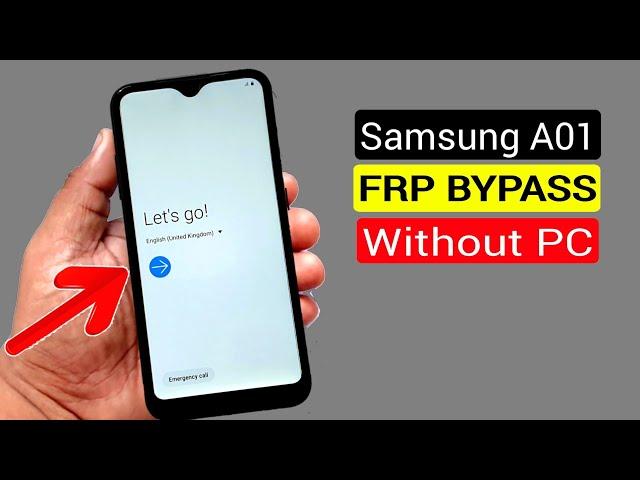 Samsung A01 Bypass Google Account/FRP Lock |ANDROID 10 Q Without PC