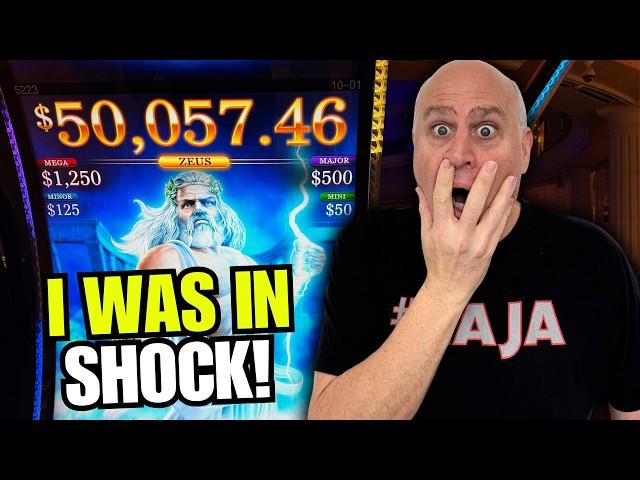 I JUST WON THE LARGEST JACKPOT EVER ON ZEUS TRIUMPHANT HIGH LIMIT SLOTS!!!