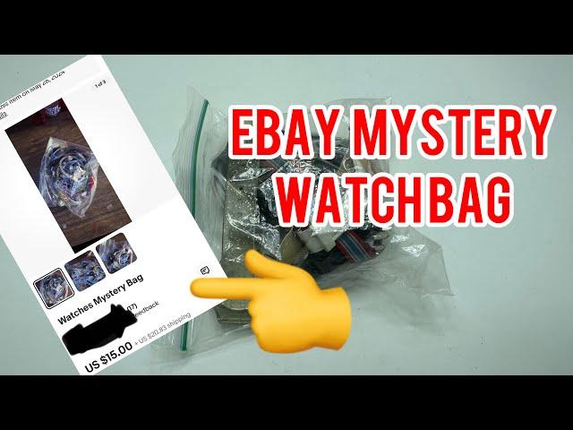 I bought a mystery vintage junk watch bag on eBay