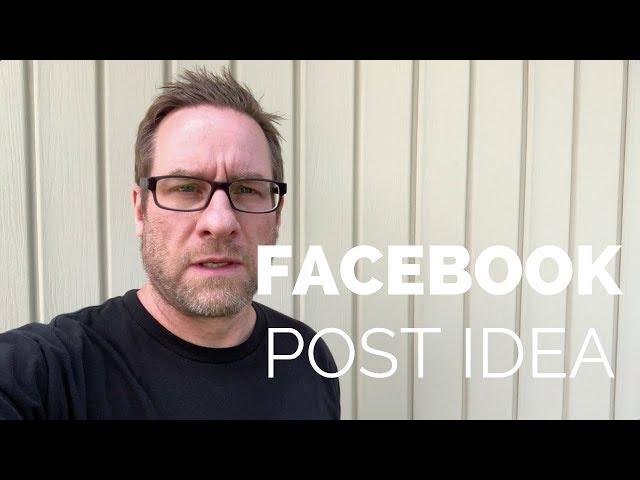 Great Facebook Post Idea | Marketing With Charles Episode 13