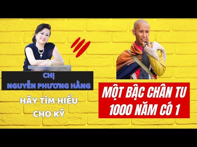 THÍCH MINH TUỆ tu theo đạo Phật là để buông bỏ tất cả || Chị NGUYỄN PHƯƠNG HẰNG hãy xem xét kỹ