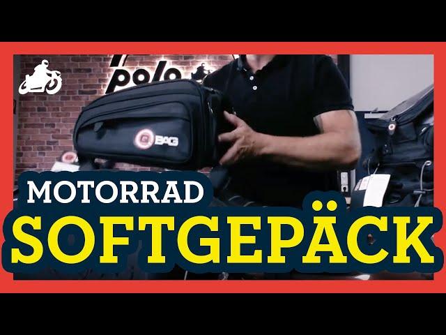 Motorrad Softgepäck: Gepäcksysteme und Befestigungsmöglichkeiten