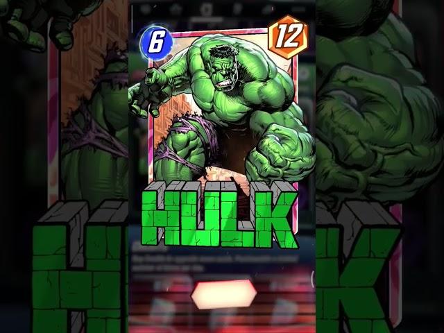 Upgrading Hulk to Ultra quality in marvel snap | Marvel Snap #shorts #marvelsnap