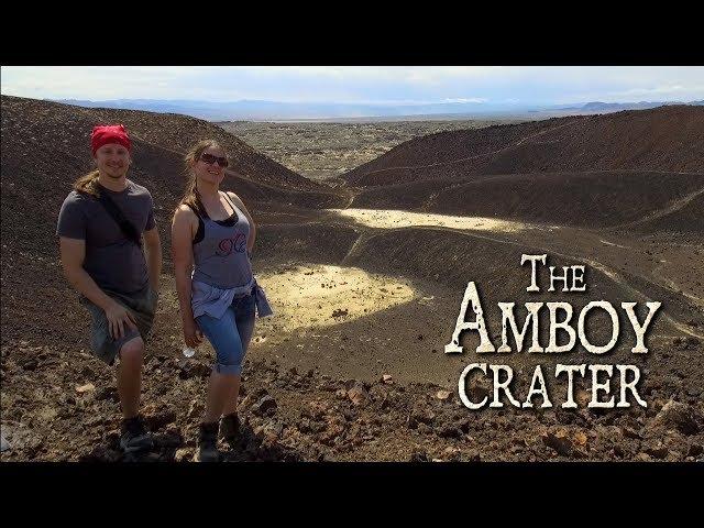 Exploring Inside the Amboy Volcano Crater