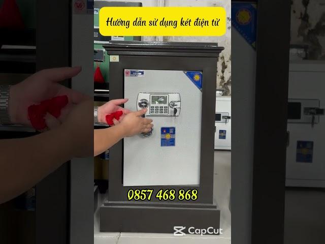 Hướng dẫn sử dụng két sắt Việt Tiệp khoá điện tử