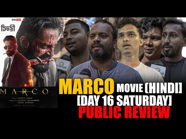 MARCO Movie Hindi Continue at Box Office | Day 16 Saturday | Public Crazy Review