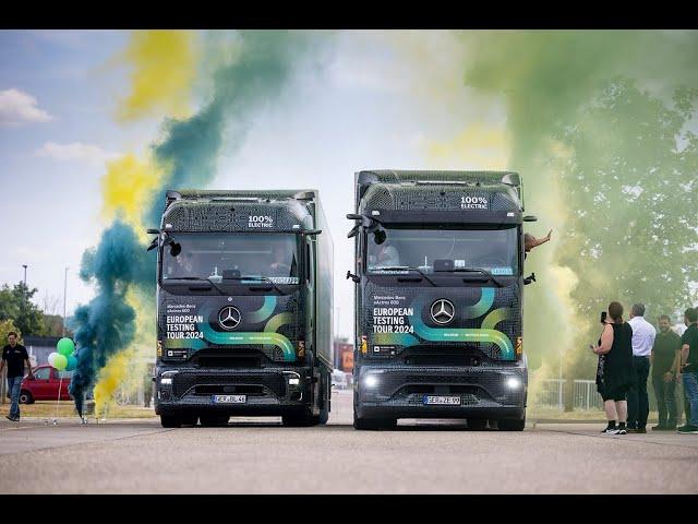 More than 15,000 kilometers: The eActros 600 testing tour throughout Europe completed successfully