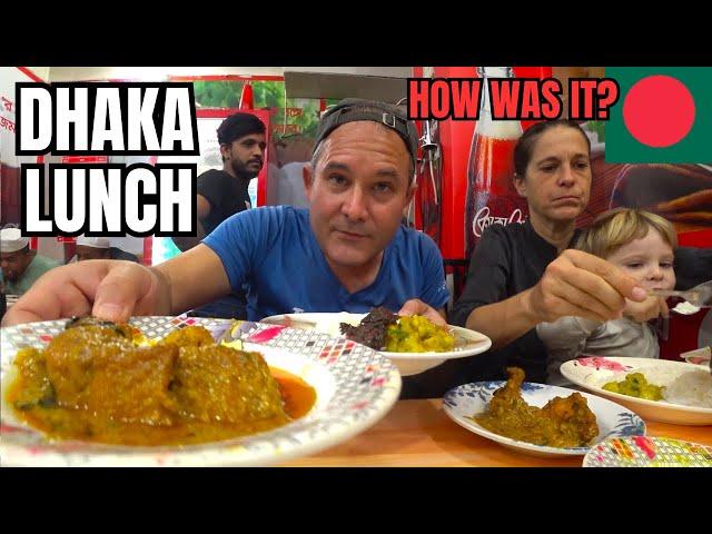 SWISS Family Tries BANGLADESHI FOOD For LUNCH  সুইস ফ্যামিলি ট্রিস বাঙালি খাবার