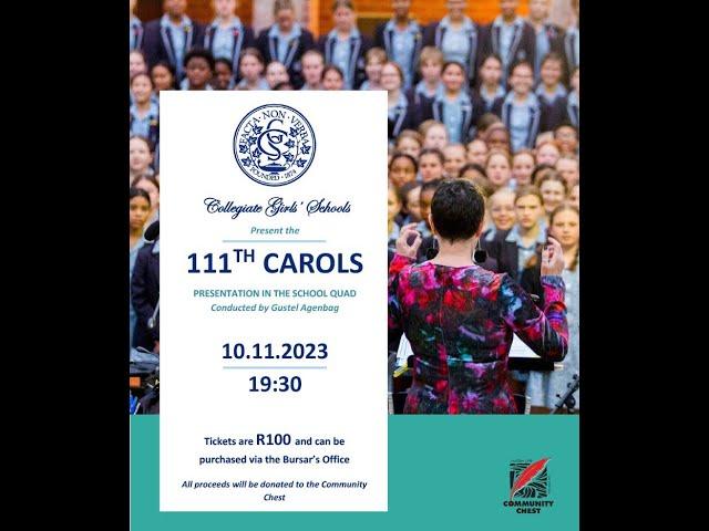 Collegiate Girls' Schools Carols Presentation 2023