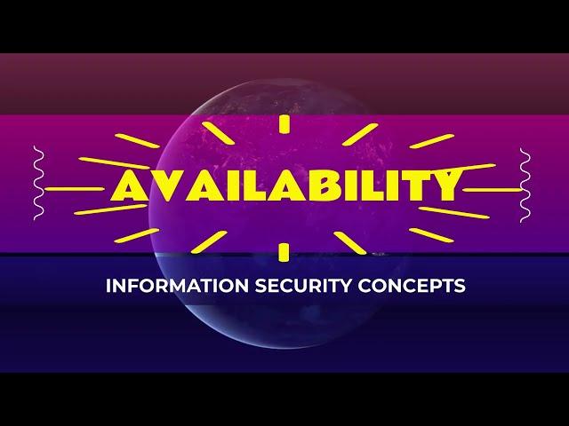 Information Security - Availability