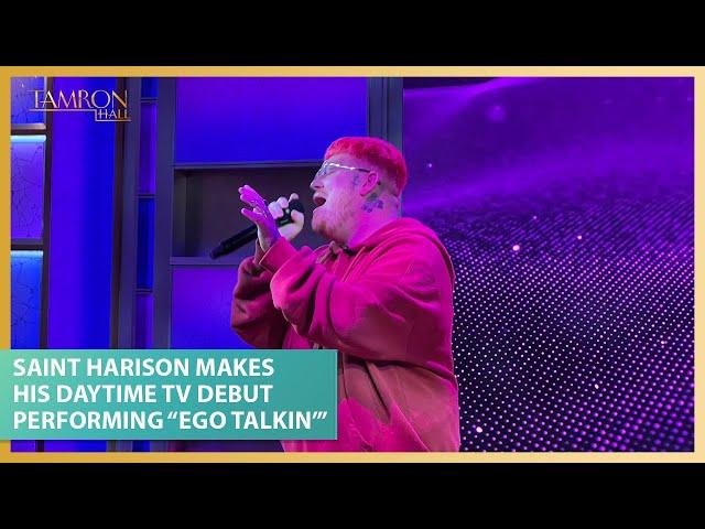 Saint Harison Makes His Daytime TV Debut Performing “Ego Talkin’”