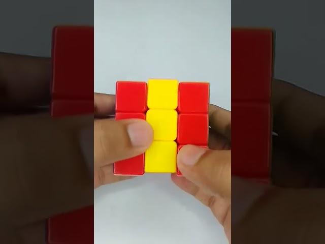 how to cube centre in a trick Suriname flag cube trick #cube #shorts