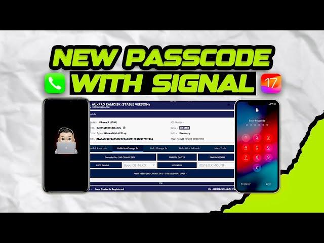 NEW AU XPRO V6.4 ONE CLICK SIGNAL  PASSCODE BYPASS 