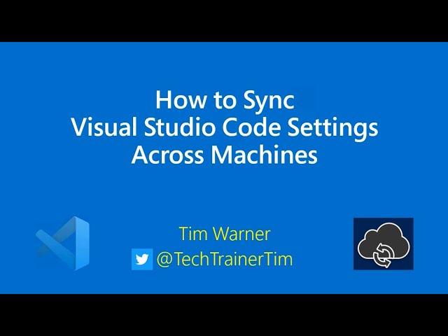 How to Sync Visual Studio Code Settings Across Machines