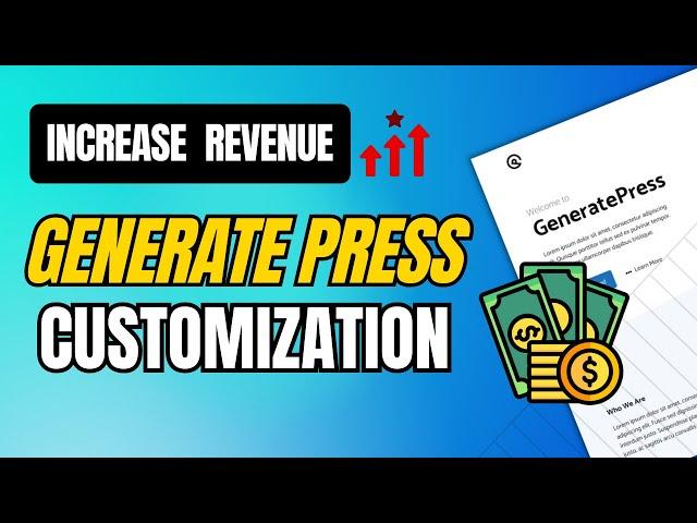 GeneratePress Theme Customization for BLOG ( Make UGLY Blog PROFESSIONAL)