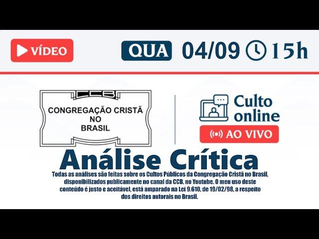 Ancião CCBeano Critica Pessoas Que Praticam Atividades Físicas. | Reaction | CULTO CCB 04/09/2024.