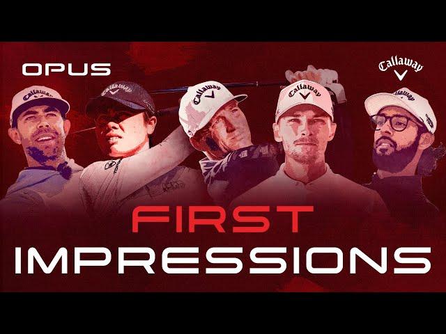 Team Callaway's First Look at the NEW Opus Wedges