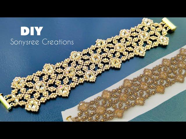 Firework Bracelet || How to Make Beaded Bracelet || Sonysree Creations Beaded Bracelet