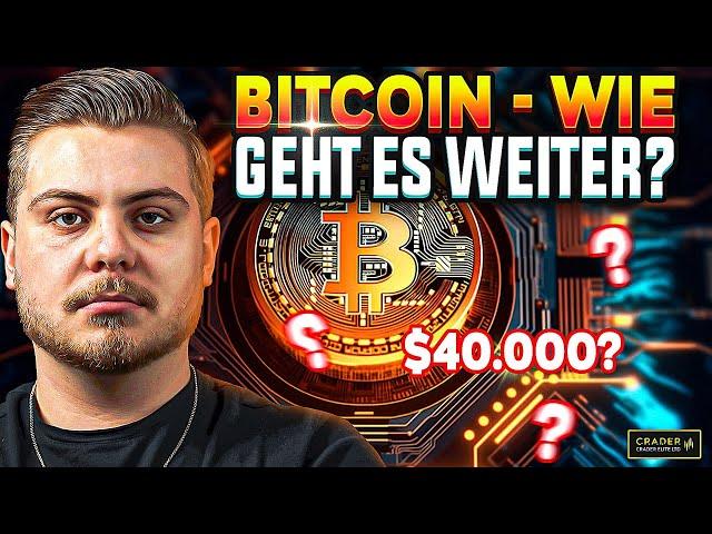 Der Tag Danach - Bitcoin, Geht Die Korrektur Weiter? #trading