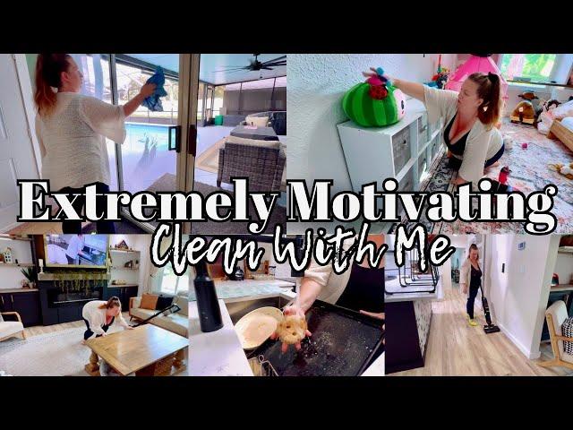 Extreme Clean With Me / Pregnant Mom of 3 Cleaning Motivation