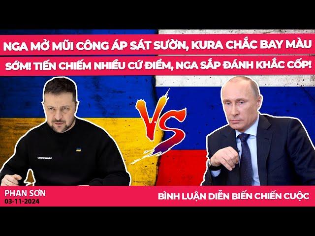 Nga mở mũi công áp sát sườn, Kura chắc bay màu sớm! Tiến chiếm nhiều cứ điểm, Nga sắp đánh Khắc Cốp!