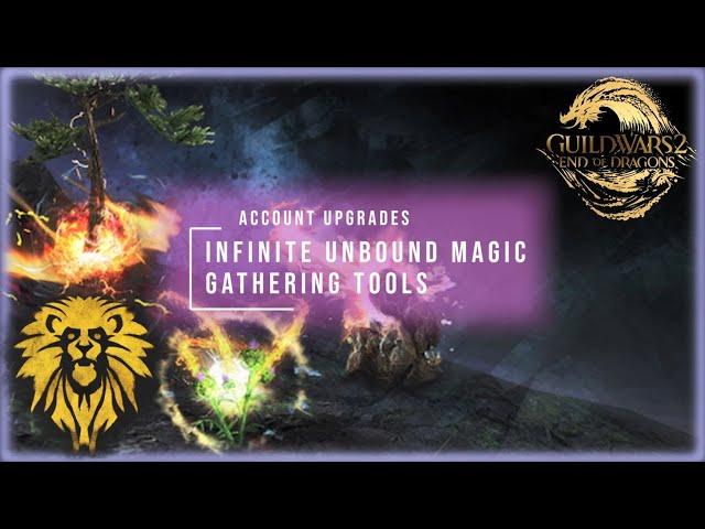 Guild Wars 2 | Account Upgrades | Infinite Unbound Magic Gathering Tools