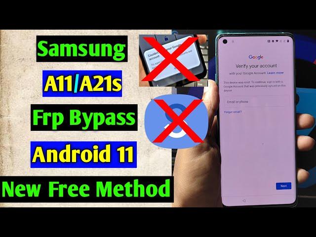 Samsung A11/A21s Frp Bypass/Unlock Google Account Lock Android 11 | Smart Switch Error Fix Method