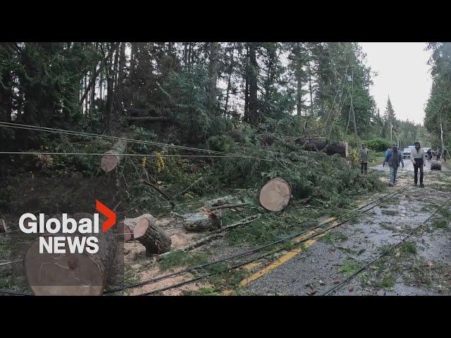 Bomb cyclone: Another fall storm forecast to impact BC coast as residents continue to clean up