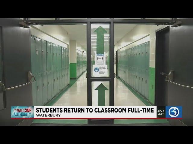 VIDEO: Students in Waterbury head back to class