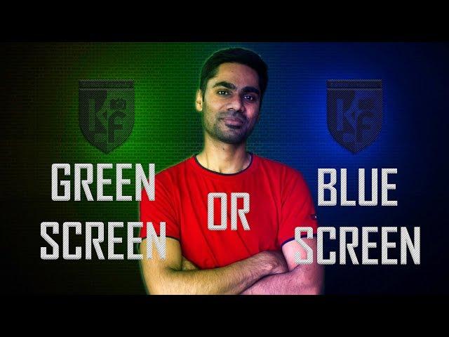 Why Green screen or Blue screen for filming | Which is the best? | KarthiksFotografy