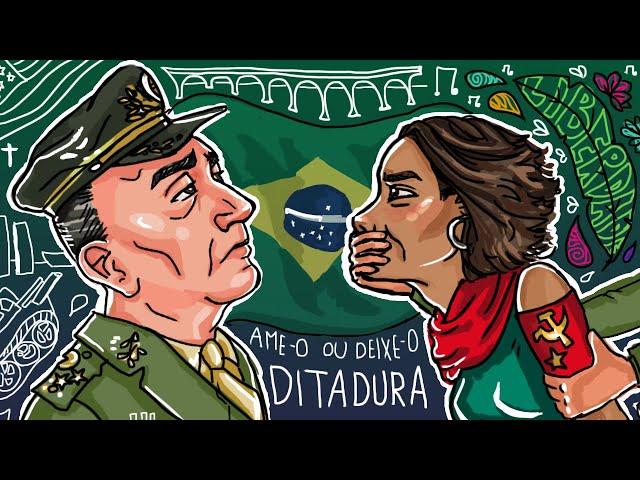 DITADURA / REGIME MILITAR - Resumo Desenhado