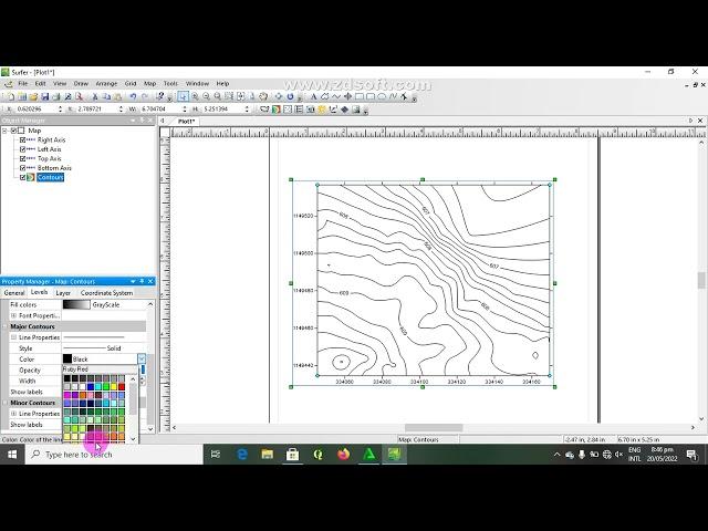 HOW TO PRODUCE A CONTOUR MAP USING SURFER SOFTWARE