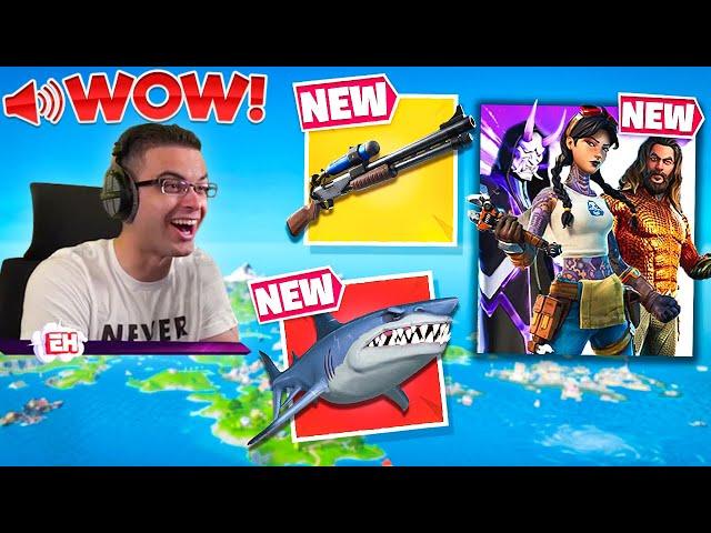 Nick Eh 30's FIRST REACTION to Season 3! (Fortnite Chapter 2)