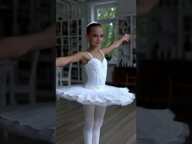 Tiny Ballerina’s First Turns  | #Shorts