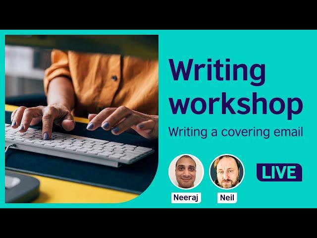 Writing workshop: A covering email