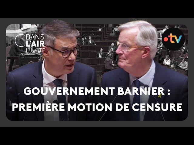 Gouvernement Barnier : première motion de censure - C dans l'air - 08/10/24