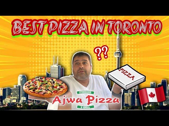 Toronto's Best Halal Pizza  | Halal Food in Toronto | Ajwa Pizza Food Review