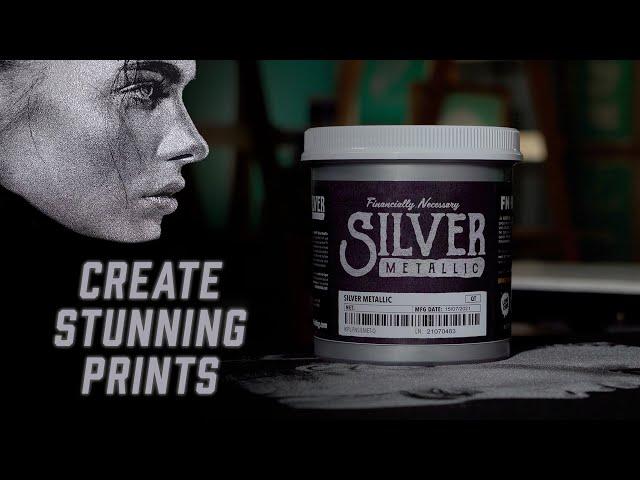 How to create shimmering prints with FN-INK™ Metallic Silver