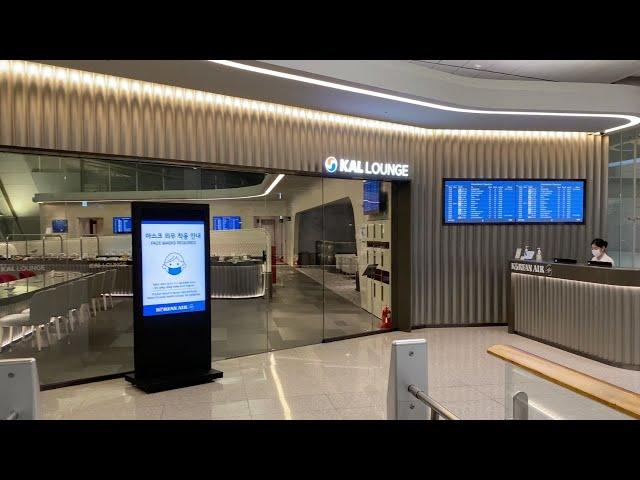 KAL Korean Air Business Class Lounge Terminal 1, Inchon Seoul, South Korea | Walking Tour #travel