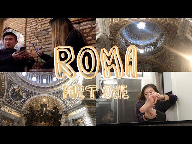 Vlog Italia #13 | Roma Day 1 | 白天梵蒂冈人挤人+晚上罗马花天酒地 | Jessi Woopee