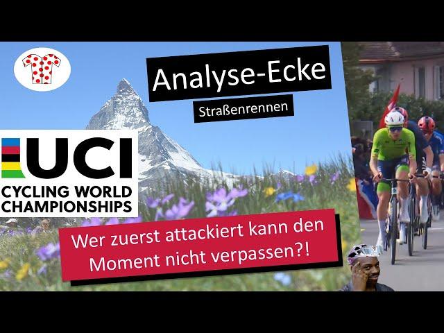 100 km Solo?!  Analyse-Ecke WM Radrennen