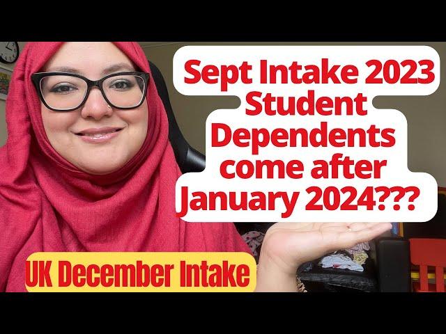 September Intake 2023 Students Bring Dependents After January 2024 | Q/A | ILR Years