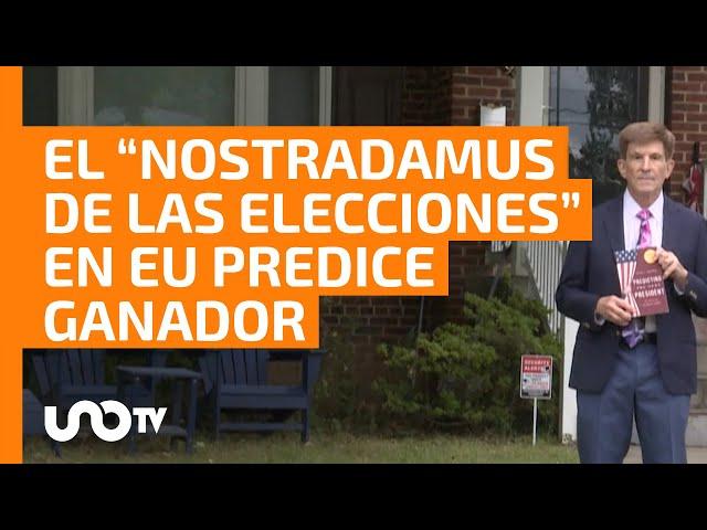 Allan Lichtman, el “Nostradamus de las elecciones” en EU, dice quién ganará este 2024