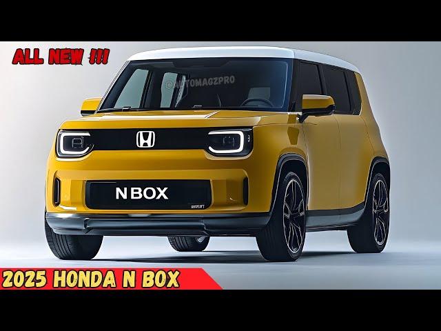 ALL NEW 2025 Honda N Box Revealed - New Look And Powerful !!