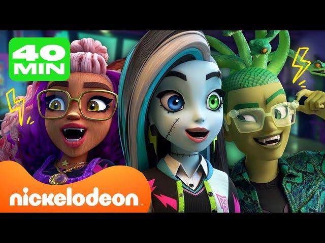 Монстр Хай | 40 МИНУТ ЛУЧШИХ моментов "Школа монстров"! | Nickelodeon Cyrillic