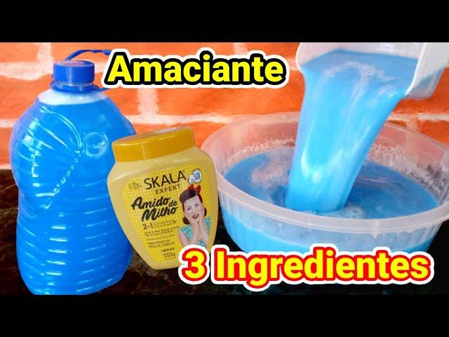 Como fazer Amaciante mega perfumado com 3 ingredientes - Receitas da Bo