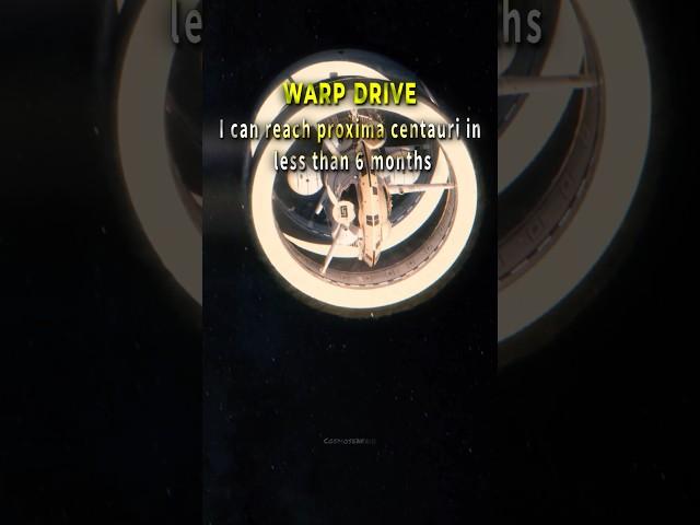 Warp Drive Travels faster than light  #shorts #space #universe