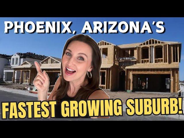 PHOENIX ARIZONA'S fastest growing SUBURB [QUEEN CREEK full tour]