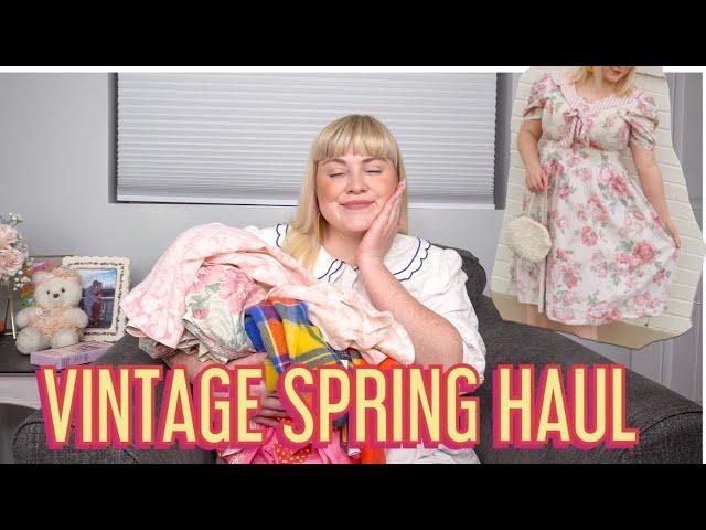 VINTAGE Spring 2021 Try on Haul!  70s, 80s and 90s Vintage!