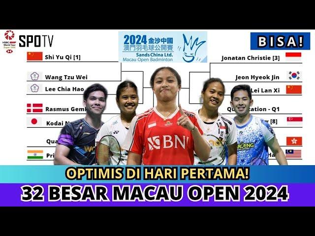 JADWAL MACAU OPEN 2024 HARI INI~32 BESAR MACAU OPEN HARI INI DAY 1 #macauopen2024